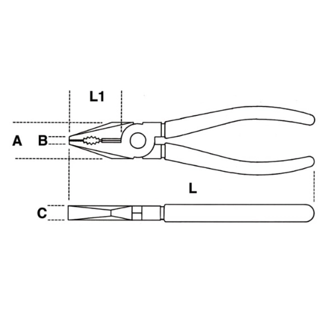 Vendita online Pinze universali isolate cromate art.1150MQ